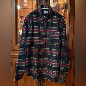 NN07 Levon shirt in plaid flannel